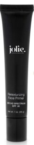 jolie weightless retexturizing face perfecting serum - foundation primer, makeup extender & sunscreen spf 20, instantly reveals smoother, more radiant skin