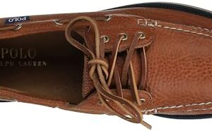 Polo Ralph Lauren Men's Bienne Boat Shoe, Tan, 8 Medium US