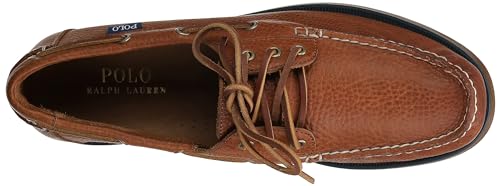 Polo Ralph Lauren Men's Bienne Boat Shoe, Tan, 8 Medium US