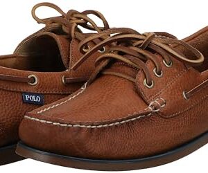 Polo Ralph Lauren Men's Bienne Boat Shoe, Tan, 8 Medium US