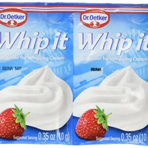 Dr. Oetker Whipped Cream Stabilizer, 0.35 Ounce (Pack of 2)