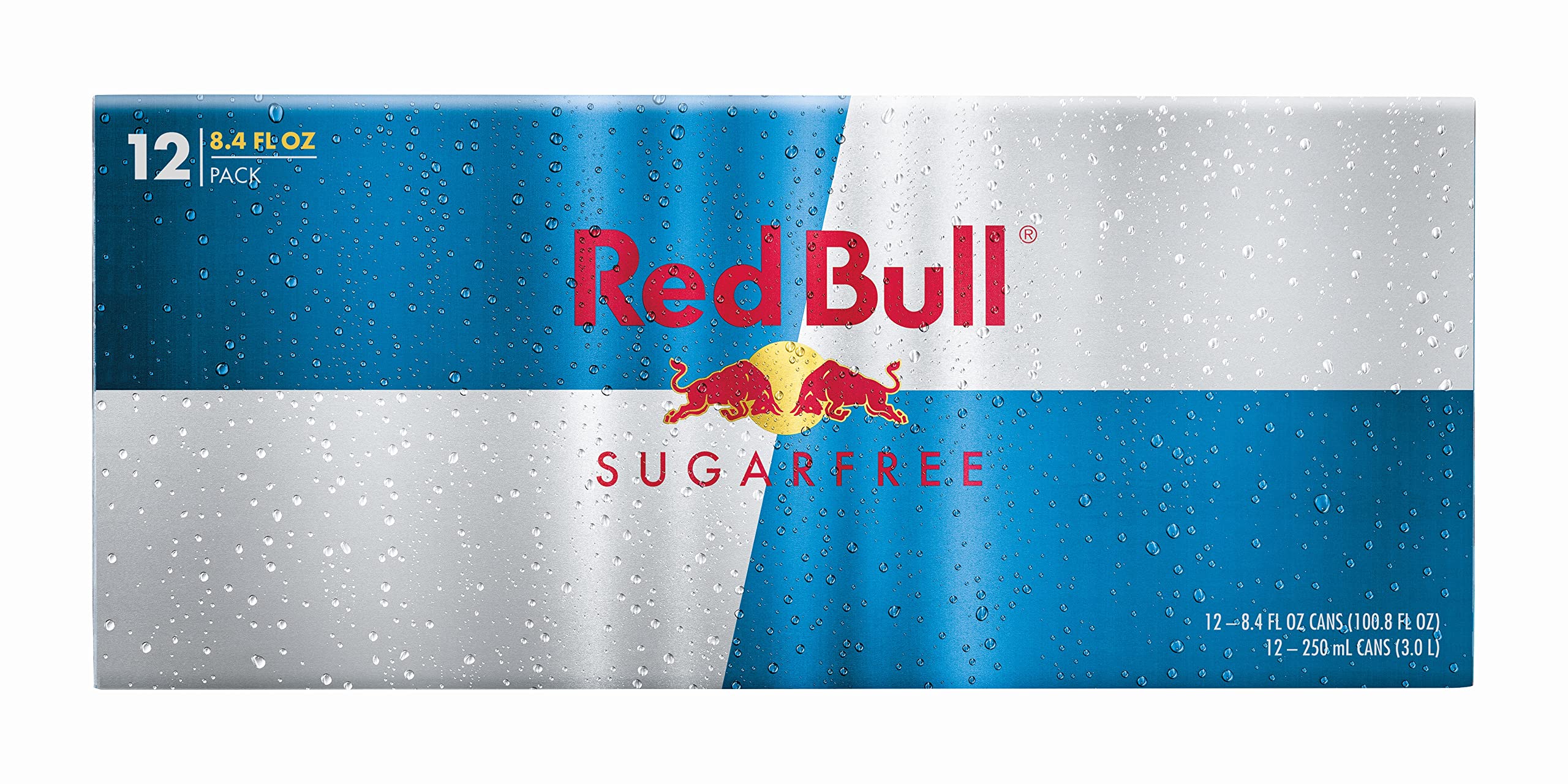 Red Bull Sugar Free, 8.4-Ounce Cans 2 pack of 12 (total count 24)