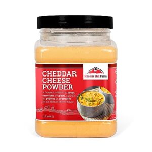 hoosier hill farm cheddar cheese powder, 1lb (pack of 1)