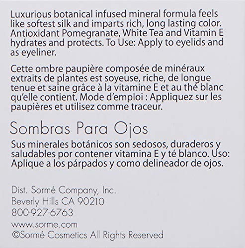 Sorme Cosmetics Mineral Botanicals Eye Shadow, Flash, 0.05 Ounce