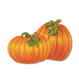 decorative packaged pumpkin cutouts, 16-inch