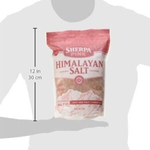 Sherpa Pink Himalayan Salt - 5 lb. Bag Coarse Grain - For Grinders and Salt Mills