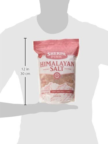 Sherpa Pink Himalayan Salt - 5 lb. Bag Coarse Grain - For Grinders and Salt Mills