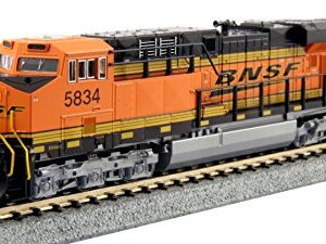 Kato KAT1060024 N ES44AC Freight Train Set, BNSF/Wedge