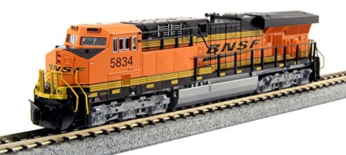 Kato KAT1060024 N ES44AC Freight Train Set, BNSF/Wedge