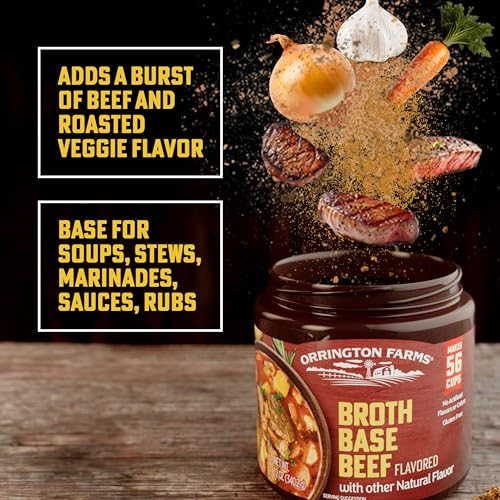 Orrington Farms Beef Flavored Broth Base & Seasoning, 12 Ounce