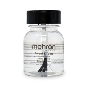 mehron makeup sweat & tears | professional special effects liquid for fake tears and sweat 1 fl oz (3 g)
