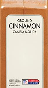 McCormick Culinary Ground Cinnamon, 18 oz - One 18 Ounce Container of Pure Ground Cinnamon Powder Perfect for Professional Use and Baking Cakes, Cookies, Pies, Custards, and Puddings