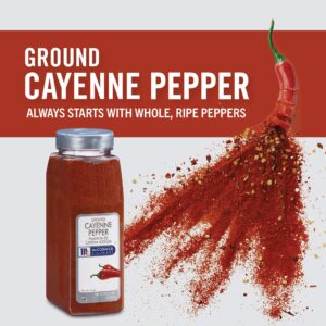 McCormick Culinary Ground Cayenne Pepper, 14 oz - One 14 Ounce Container of Cayenne Pepper Powder, Ideal for Rubs, Marinades, Sauces, Meats and More