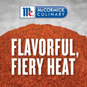 McCormick Culinary Ground Cayenne Pepper, 14 oz - One 14 Ounce Container of Cayenne Pepper Powder, Ideal for Rubs, Marinades, Sauces, Meats and More