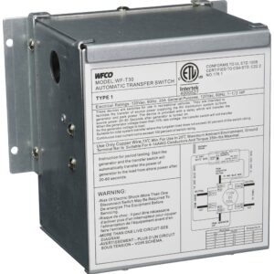 WFCO T30WM 30 Amp Transfer Switch