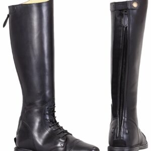 TuffRider Women's Baroque Field Short Boots, Black, 75 Regular