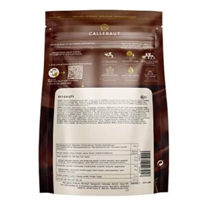 Callebaut Belgian Dark Couverture Chocolate Semisweet Callets, 54.5% - 5.5 Lbs