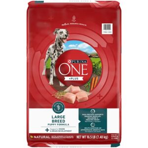 purina one plus large breed puppy food dry formula - 16.5 lb. bag