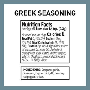 The Spice Hunter Seasoning Blend jar, Greek, 1 Oz