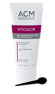 viticolor acm laboratoire dermatologique durable skin camouflage gel (50ml)