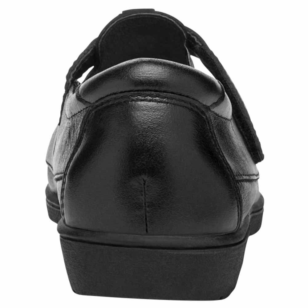 Propet Women's Ladybug Flat Shoe, Black 8.5 X-Wide