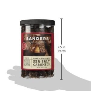 Sanders Dark Chocolate Sea Salt Caramels - 36 ounces (2.25 pounds)