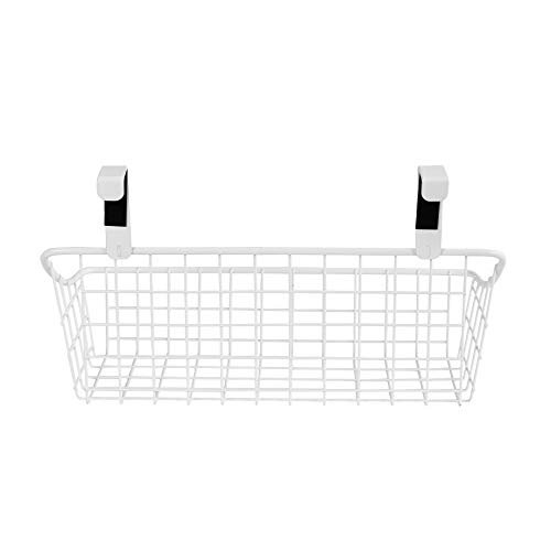 Spectrum Diversified Grid Storage Basket, Small, White