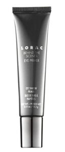 lorac behind the scenes eye primer makeup | eyeshadow base | oil-free