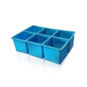 cocktail kingdom® 2" square ice cube tray - food grade rubber