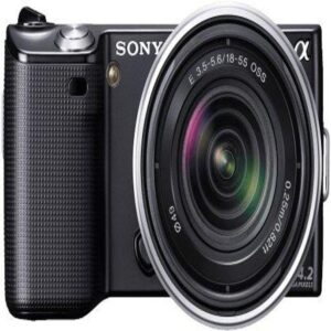 Sony NEX-5RK/B 16.1 MP Mirrorless Digital Camera with 18-55mm Lenses (Black)