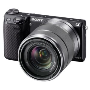 Sony NEX-5RK/B 16.1 MP Mirrorless Digital Camera with 18-55mm Lenses (Black)