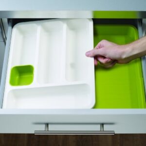 Joseph Joseph DrawerStore Expandable Cutlery Tray, Green