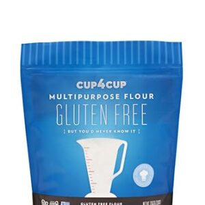 Cup4Cup Multipurpose Flour, 3 Pounds, Certified Gluten Free Flour, 1:1 All Purpose Flour Substitution, Non-GMO, Kosher, Made in the USA