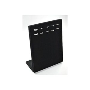kloud city ® velvet 50 slots ring organizer/tray/pad/showcase/display case (black)