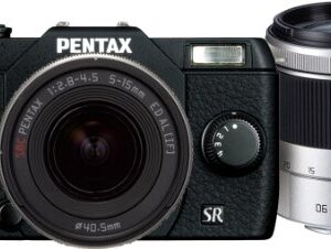 Pentax Q10 12.4 Mp Digital Camera - Black (Kit W 5-15mm Lens 15-45mm Lens)