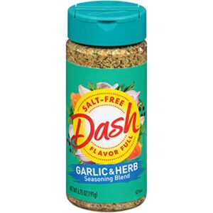 dash salt-free seasoning blend, garlic & herb, 6.75 ounce