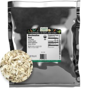 frontier co-op organic cut & sifted marshmallow root 1lb - marshmallow root tea, marshmallow root powder, capsules, marshmallow root extract & more