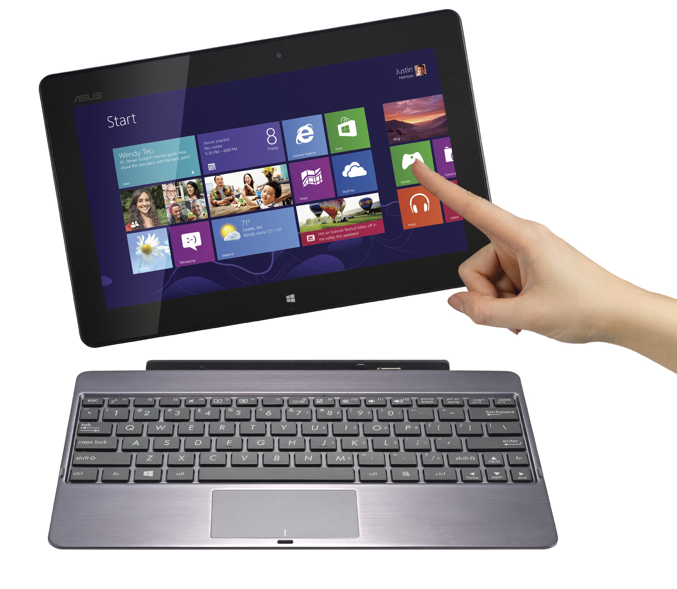 ASUS VivoTab RT TF600T-B1-GR 10.1-Inch 32 GB Tablet (Gray) 2012 Model