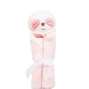 Angel Dear - Pink Sloth, Blankie