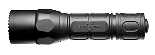 SureFire G2X Tactical Single-Output LED Flashlight with Tactical tailcap click switch, Black