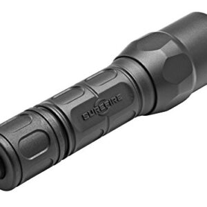 SureFire G2X Tactical Single-Output LED Flashlight with Tactical tailcap click switch, Black