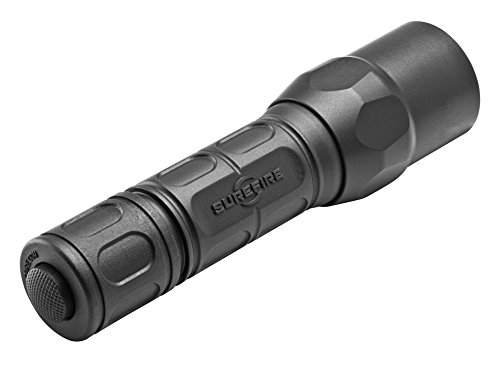 SureFire G2X Tactical Single-Output LED Flashlight with Tactical tailcap click switch, Black