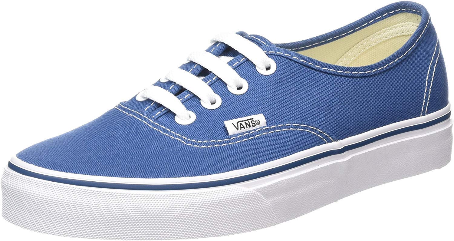 Vans Unisex Authentic Navy Canvas VN000EE3NVY Mens 10.5, Womens 12