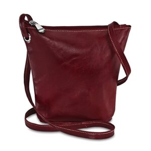 david king & co. florentine top zip mini bag 3518 purple, red, one size