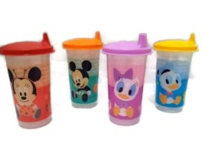 tupperware bell tumblers with sippy seals set of 4 capacity 10.5 oz