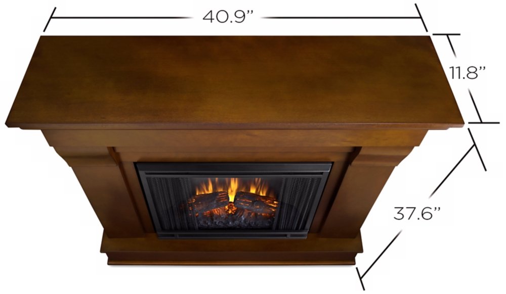 Real Flame Chateau Electric Fireplace in Espresso