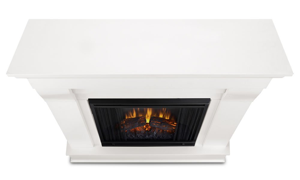 Real Flame White Chateau Electric Fireplace, Small