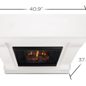 Real Flame White Chateau Electric Fireplace, Small