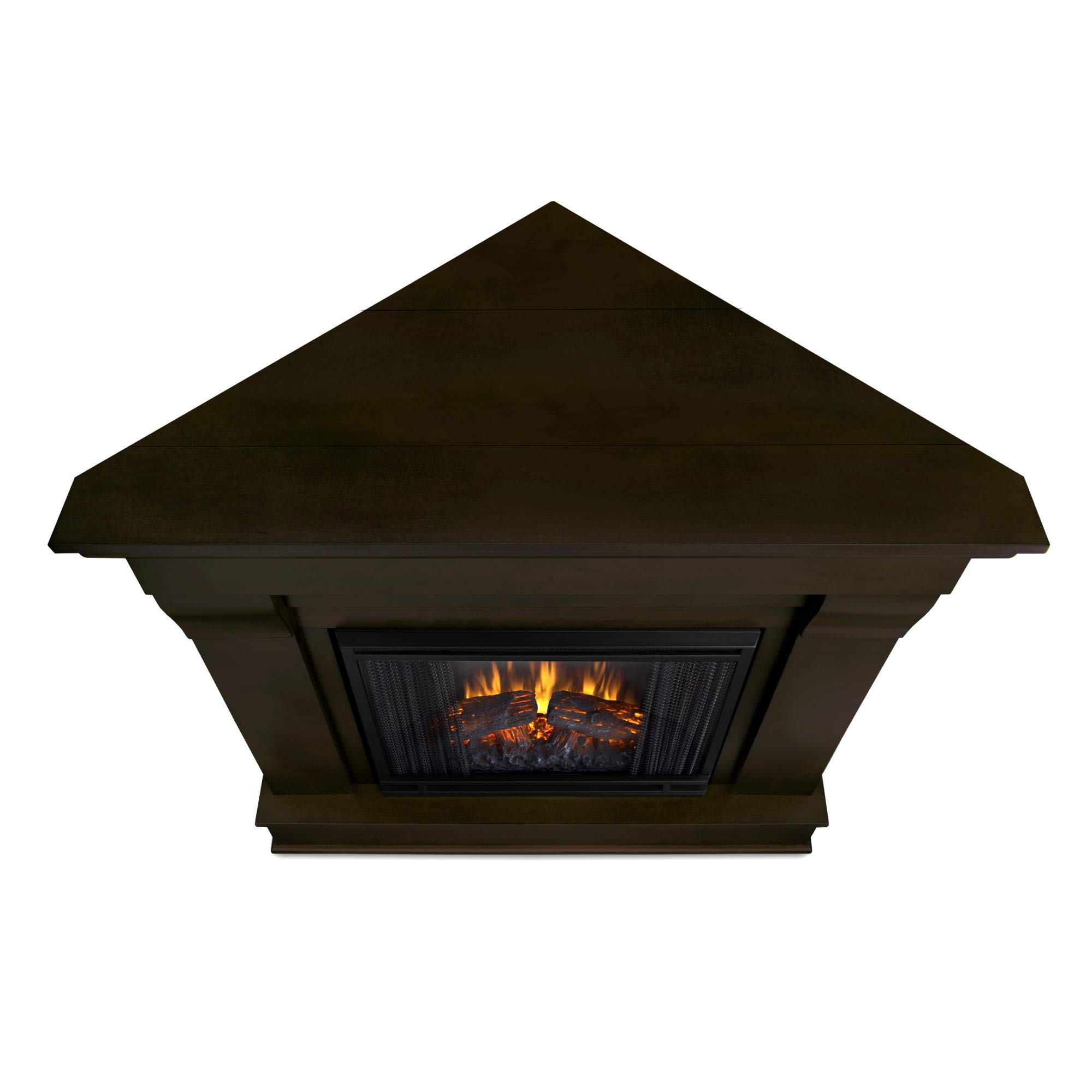 Real Flame 5950E Chateau Corner Electric Fireplace, Small, Espresso