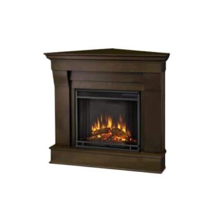 Real Flame 5950E Chateau Corner Electric Fireplace, Small, Espresso